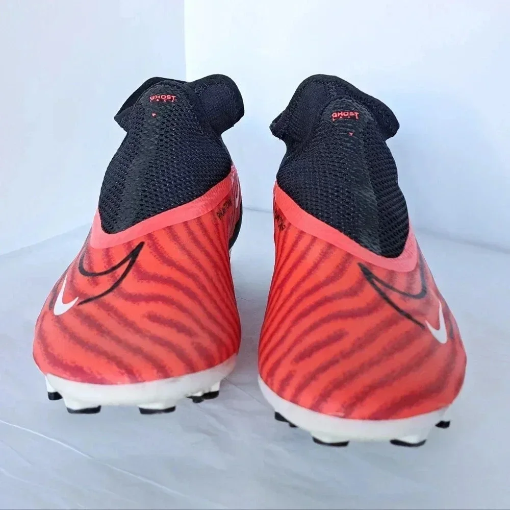 Nike Phantom GX Pro Firm Ground Soccer Cleats Bright Crimson/Black Size 5.5/23cm - Picture 3 of 8
